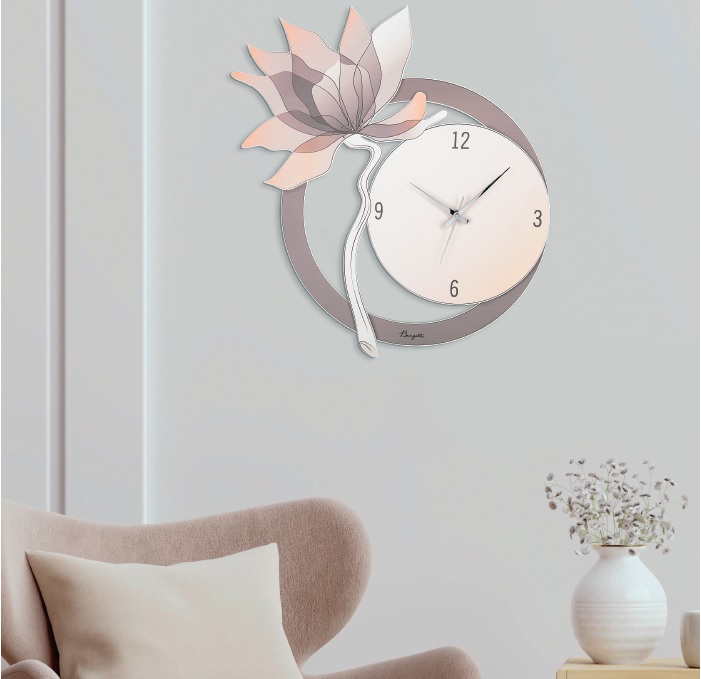 BONGELLI PREZIOSI orologio da parete elegante in stile floreale d. 55
